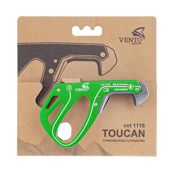 Toucan Страховочное устройство. Цвет: Зеленый